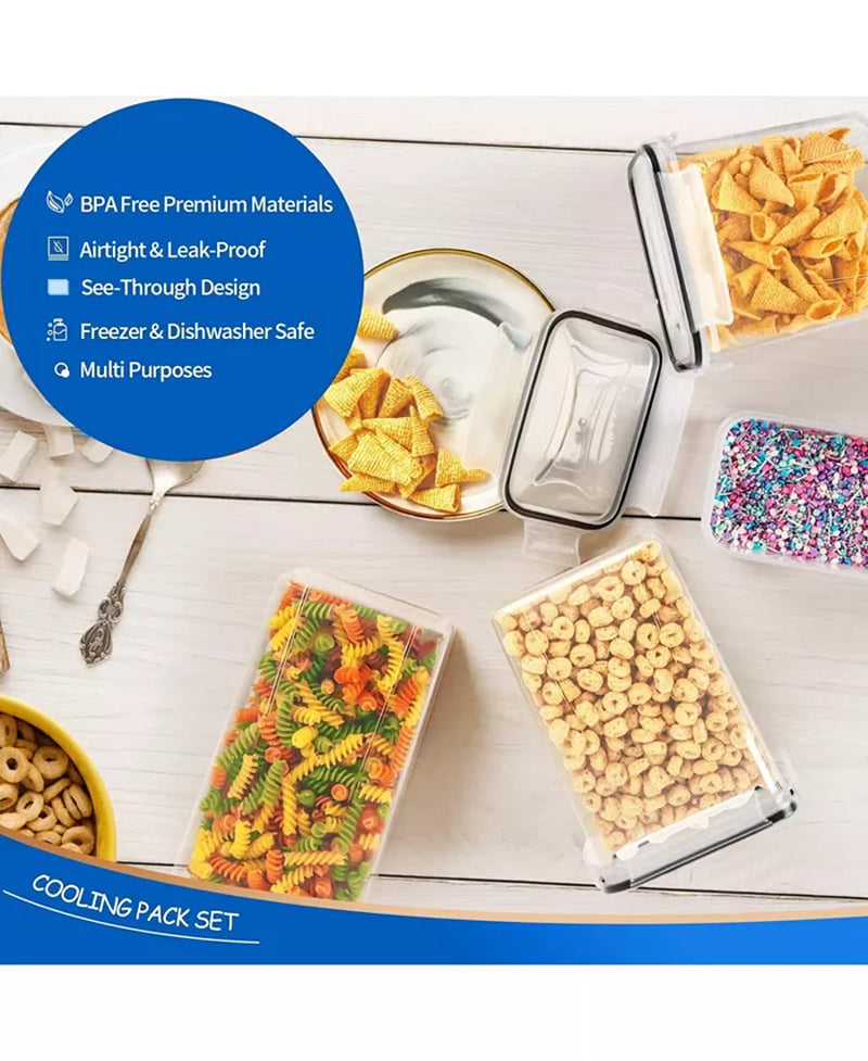 Airtight Food Storage Containers with Lids 24Pcs Dry Food Storage Containers