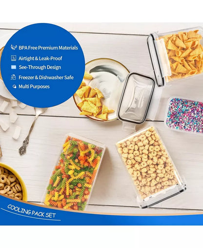 Airtight Food Storage Containers with Lids 24Pcs Dry Food Storage Containers