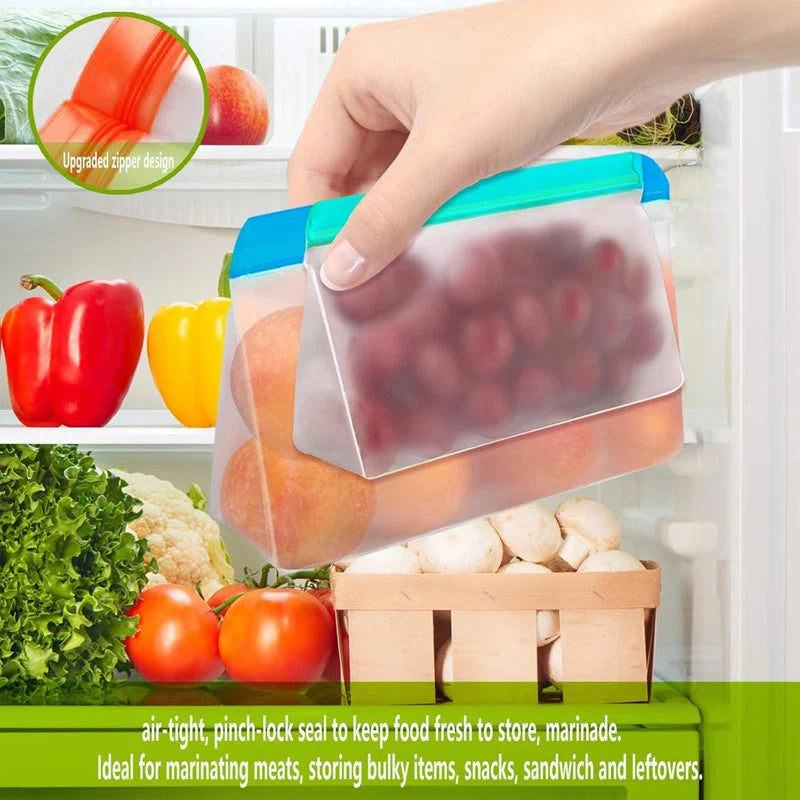 Multi-Color Food Storage Bags